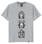 Tres Amigos T shirt in grey
